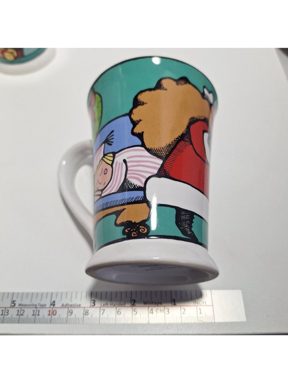 Ursula’s Christmas Signature 4 Mugs Holiday Ceramic Cups Dodge - Picture 11 of 11